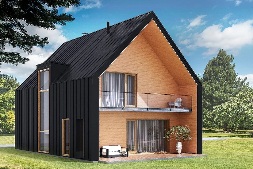 двухэтажный дом барнхаус