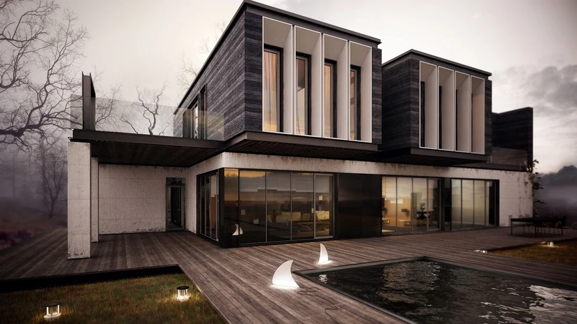 дом в стиле лофт