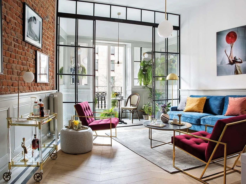 яркие акценты в декоре