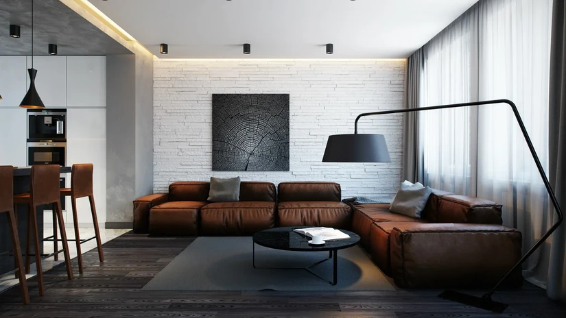 дизайн квартиры в стиле лофт