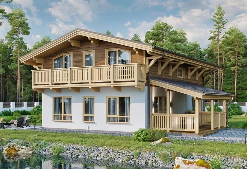 дом в стиле Шале