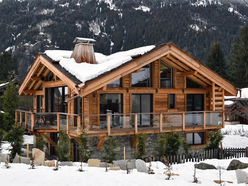 традиционная крыша Шале