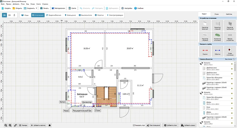 интерфейс Домашний Инженер 3D