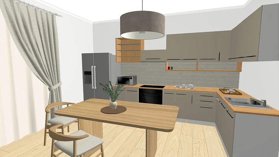 Кухня скандинавский стиль