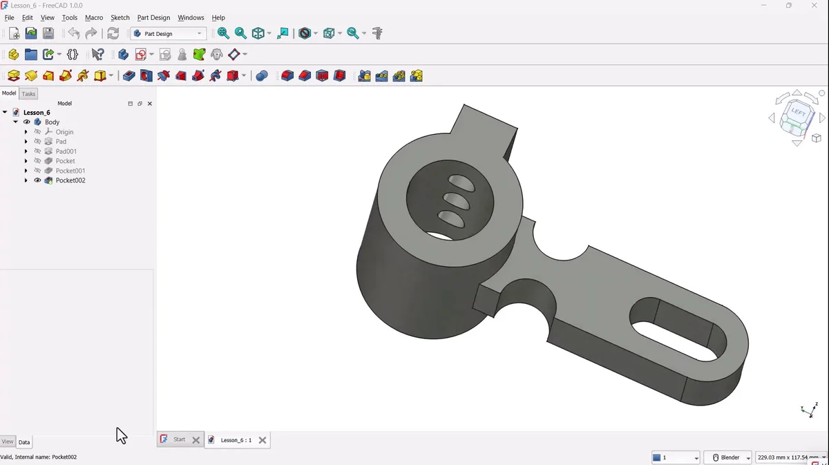 Видеообзор FreeCAD